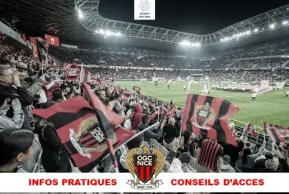 À l’occasion de la rencontre entre l’OGC Nice et Troyes, Dimanche 24 avril 2022 à 15h00 à l’Allianz Riviera, facilitez-vous les déplacements !