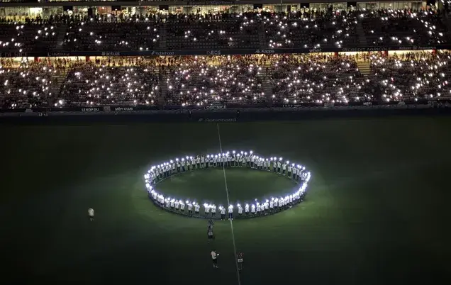 Ceremonie à l'Allianz Riviera